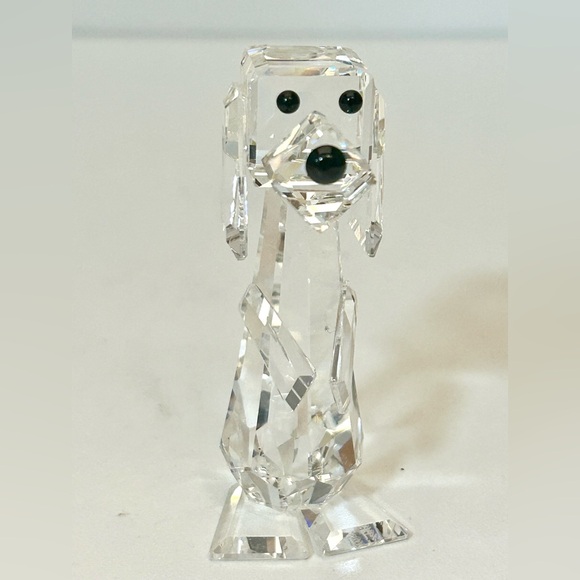 SWAROVSKI Genuine Retired Vintage Crystal Pluto Dog Figurine Height 6.5cm No Box - Picture 5 of 9